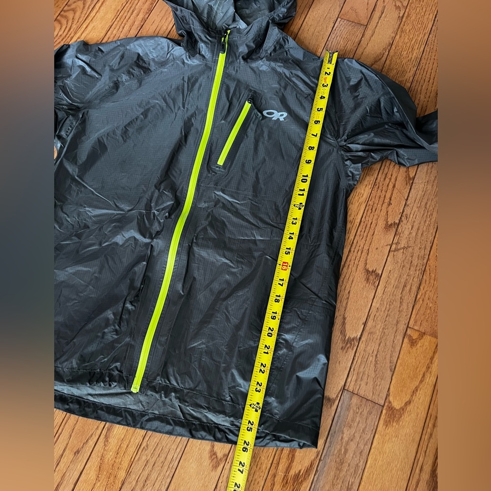 Outdoor Research Helium II Rain Jacket Men’s Small Gray Lightweight Packable - Picture 6 of 14